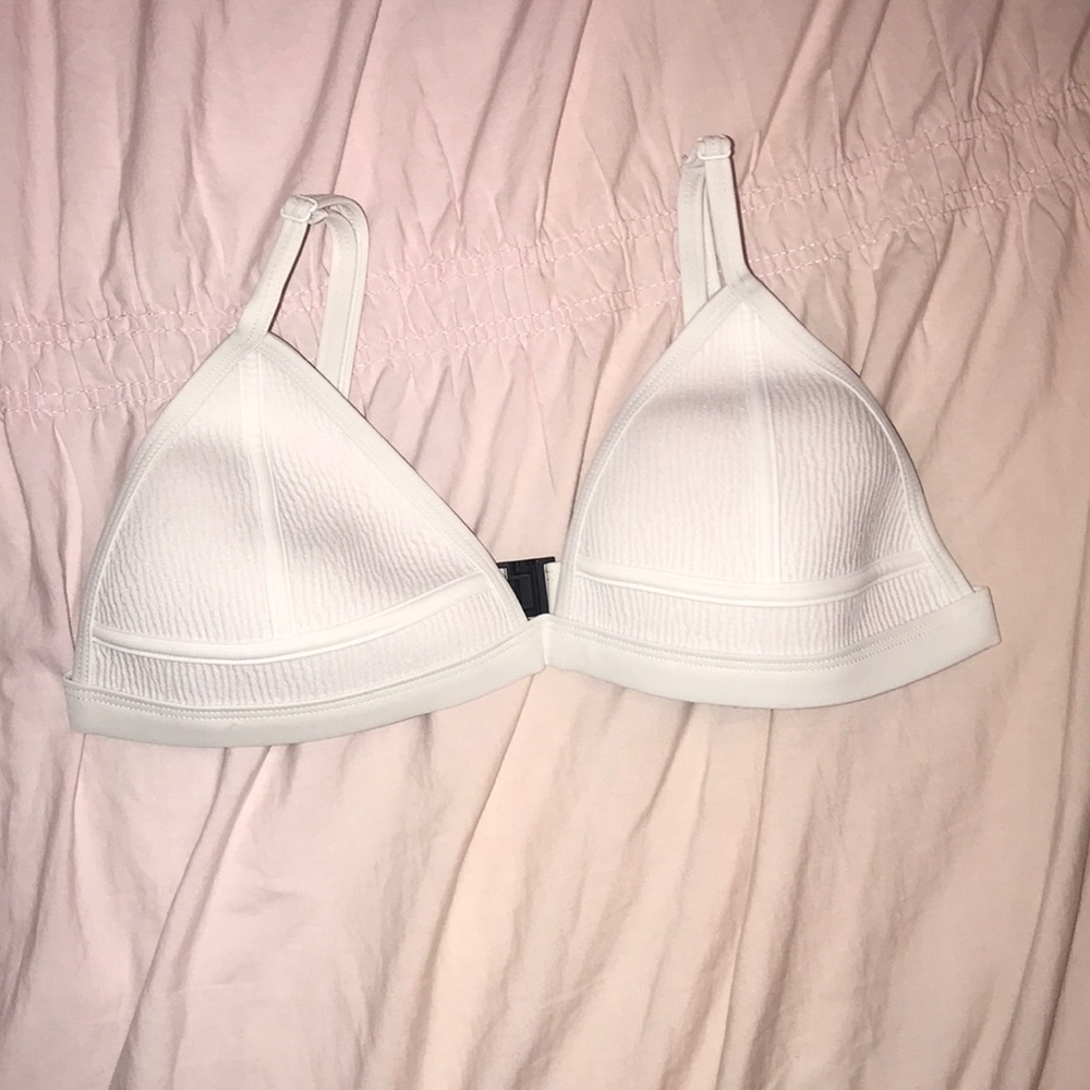 White Triangl Swimsuit Size Small ++